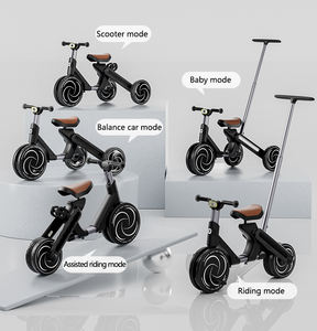 Playkids 4 <span class=keywords><strong>en</strong></span> <span class=keywords><strong>1</strong></span>, <span class=keywords><strong>Triciclo</strong></span> para Niños Ajustable, Cochecito, Bicicleta, <span class=keywords><strong>Triciclo</strong></span> para Bebés - Product Image 3