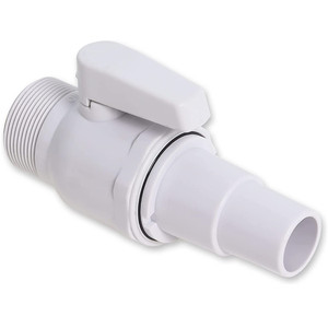 Válvula de bola ECONOLINE de 1.5 pulgadas con rosca NPT para filtros y skimmers de piscinas - Product Image 1