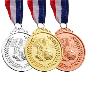 JinZun factory price custom blank gold plated souvenir metal sport award Medal and trophy