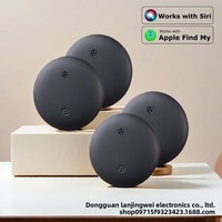 Dispositivo de Rastreo Antipérdida MFI para Llaves y Carteras, Sistema Dual de Localización Compatible con iOS y Android, Localizador Remoto