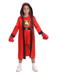 زي تنكري للأطفال على شكل ملاكم، بدلة لعب الأدوار، زي رياضي لحفلات الهالوين - Product Image 1