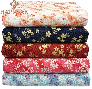 HAPPEAK lot de <span class=keywords><strong>tissu</strong></span> en coton prédécoupé 5 pièces/ensemble 40*50cm <span class=keywords><strong>tissu</strong></span> Patchwork de Quilting de Style <span class=keywords><strong>japonais</strong></span> - Product Image 1