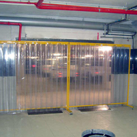 Rideau de bande en pvc transparent, 1 pièce, bande de porte en plastique, bon marché