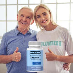Curcumina OEM de Raíz de Cúrcuma, Beneficia las Articulaciones, Sin OMG, Sin Gluten, Sin Soya, Apoyo para las Articulaciones, 1000 Mg, 120 Tabletas - Product Image 4