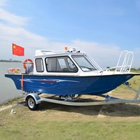 Bateau à moteur monoplace en alliage d'aluminium modèle 025d australien, petit bateau de pêche à la ligne, yacht aquatique professionnel pour activités de plein air