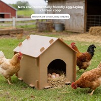Poulailler en plastique imperméable personnalisé pour l'extérieur, abri résistant à l'humidité pour poulets, canards, oies, chats, chiens, détachable