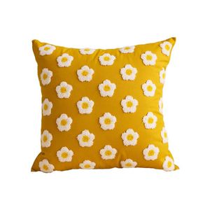 Funda de Almohada Little Daisy, Simple, para Sofá, Sala de Estar, Estilo Nórdico, Cojín para Cabecera de Cama, Respaldo - Product Image 4