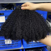 Extensions de Cheveux Brésiliens Bouclés Afro Kinky Naturels 4A 4B 4C avec Cuticules Intactes – Tissages de Cheveux Afro Kinky Bouclés