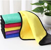 Microfiber Towels Compressed Quick-Dry Ultra-Soft Super Absorbent Lint/Streak-Free 40x40cm for Car & Household Cleaning