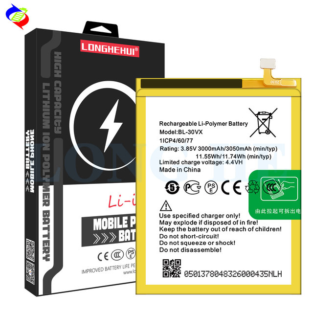 High Quality BL-30VX 3000mAh 4.4V Battery for INFINIX Phone