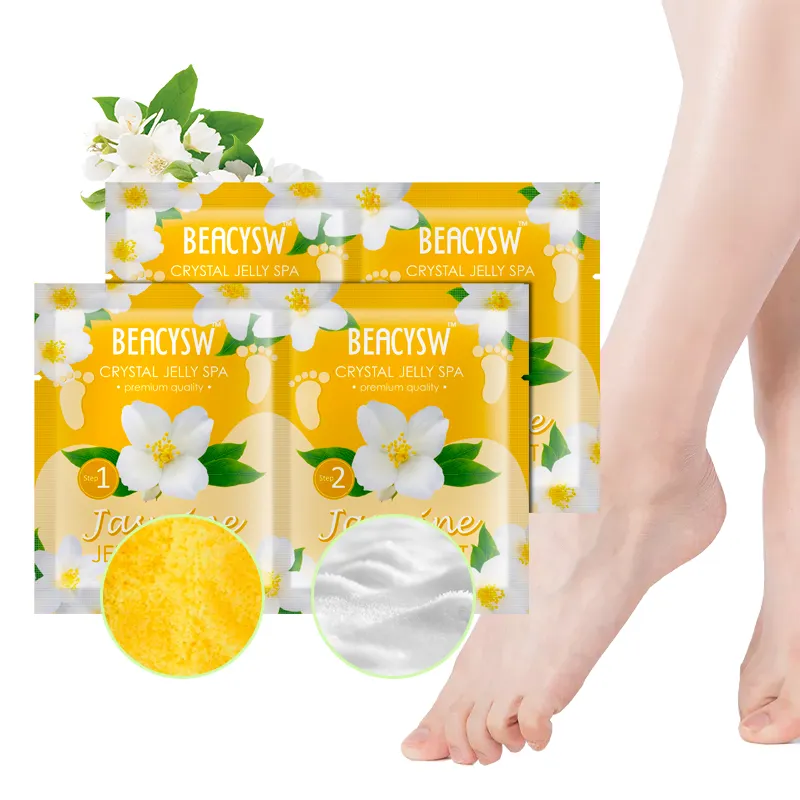Foot Soak Jelly Soap Soothe Sore Cansado Pés Hidratantes Banho de Pé Sal Para Unha Fungo Para Mulheres Homens Daily Foot Care