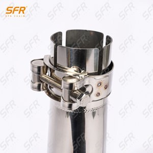 ท่อไอเสียสแตนเลส SFR แบบกำหนดเอง ใช้ได้กับรถฮาร์เลย์ ซุปเปอร์ไกลด์ FXD  ขายส่งจากโรงงาน - Product Image 6