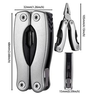 Xách tay Pocket đa công cụ kìm dây Stripper gấp dao plier ngoài trời cắm trại Multitool gấp đa chức năng dụng cụ cầm tay - Product Image 6