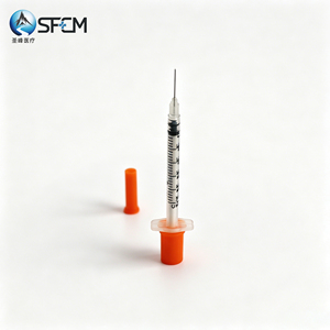 Medical Grade Disposable Insulin Syringe 0.3ml 0.5ml 1ml for Safe <strong>Diabetic</strong> <strong>Injection</strong> Use - Product Image 2