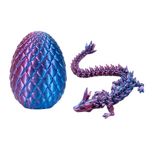 Juego de Huevos de Dragón, Figura Impresa en 3D de PLA, Regalo Decorativo, Juguete Creativo y Moderno para Jóvenes - Product Image 4