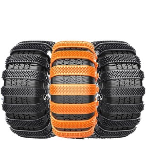 Cadenas de nieve de goma antideslizantes para sedanes, SUV, protección universal para neumáticos, conducción en invierno - Product Image 4