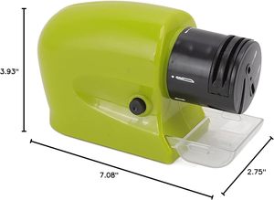 Hot Sale <b>Knife</b> <b>Sharpener</b> Multi-function Portable Kitchen Tools Electric <b>Knife</b> <b>Sharpener</b> Fast Sharpening Stone Automatic - Product Image 3