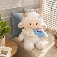 Peluche Mouton Style Gothique Adorable en Gros, Jouet en Peluche Doux et Moelleux, Cadeau Kawaii pour Filles, Anniversaire, Fêtes