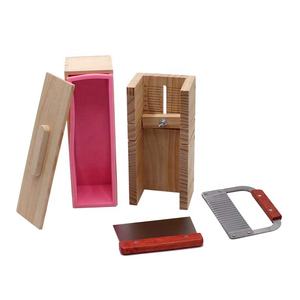 Moules rectangulaire à savon en Silicone, 12 pièces, <span class=keywords><strong>Kit</strong></span> de <span class=keywords><strong>fabrication</strong></span> de savon avec boîte en bois, <span class=keywords><strong>Kit</strong></span> d'outils de bricolage - Product Image 4