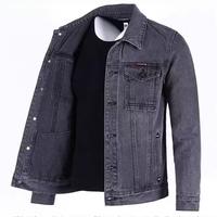 Veste en jean vintage délavée 2025, vêtements en denim de haute qualité, streetwear américain, veste de mode au design personnalisé pour hommes