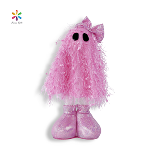Muñeco de Peluche Fantasma de Pie de Color Morado, Naranja y Rosa para Halloween de ER Factory - Product Image 5