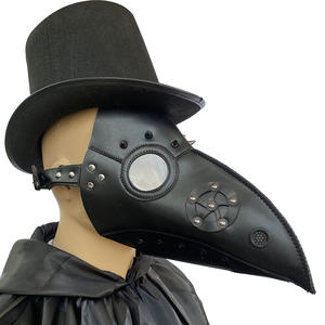 Maschera da Medico della Peste Punk Vintage in Lattice, Costume Steampunk con Becco d'Uccello per Halloween, Cosplay e Feste - Product Image 6