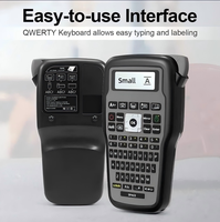 Imprimante d'étiquettes portable E1000 Pro, étiqueteuse à clavier, machine à étiquettes industrielle portative pour l'industrie/les câbles