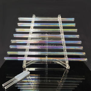 Son plus lumineux clair cristal de quartz cosmique harpe chantante 8 tubes instruments de guérison sonore harpe à quartz thérapie par le son - Product Image 1