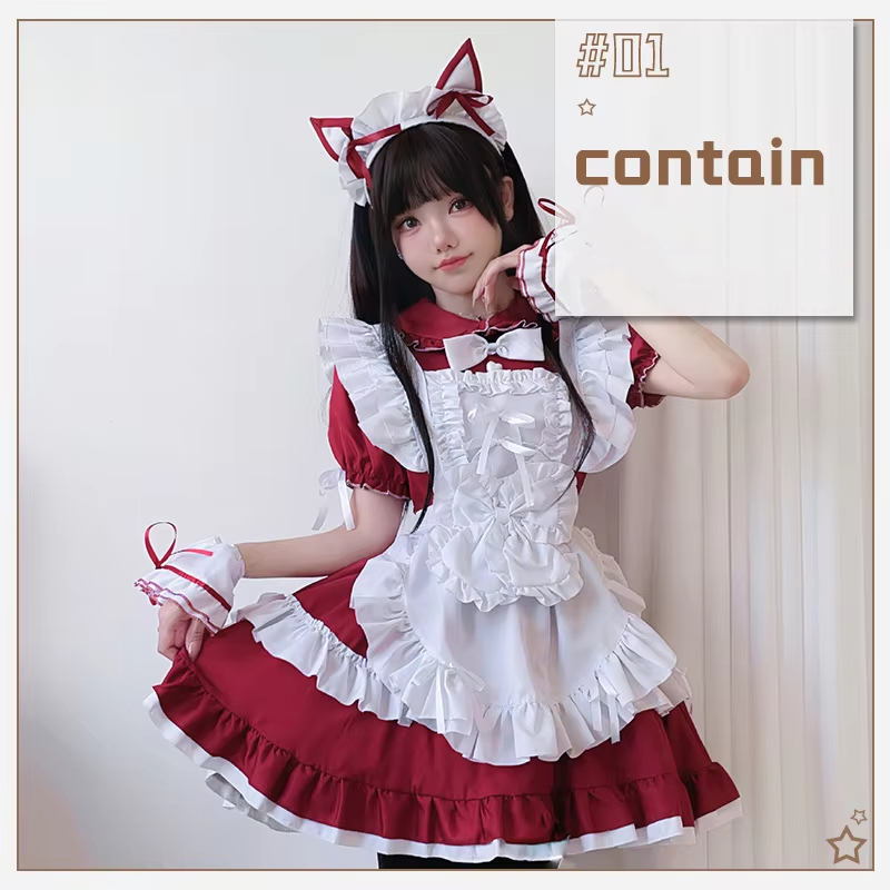 Sexy Lingerie Lolita Maid Cosplay Costume - Japanese Style
