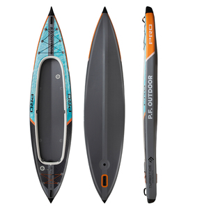 Kayak Inflable de Alta Gama 2024, Tipo Tandem, con Tecnología Drop Stitch, para 2 Personas, Pesca, Remo, Canoa, Uso en Océano, 430*90 - Product Image 2