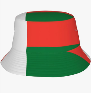 Chapeau Bob Drapeau de <span class=keywords><strong>Madagascar</strong></span> Tendance, Casquette de Soleil Pliable, Chapeau de Pêcheur pour Femmes et Hommes, Idéal pour les Voyages Estivaux - Product Image 1