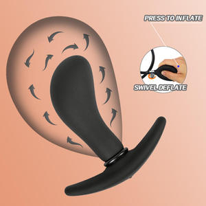 <span class=keywords><strong>Dilatador</strong></span> <span class=keywords><strong>Anal</strong></span> externo inflable de silicona líquida desmontable para hombres y mujeres para juego <span class=keywords><strong>Anal</strong></span> mejorado - Product Image 2