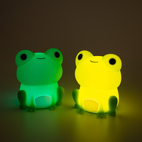 Jouet pour bébé en silicone de qualité alimentaire, lampe de nuit LED en forme de grenouille Homekit