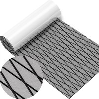 Tapis de tapis roulant en EVA avec motif en bois de teck, auto-adhésif pour yachts, camping-cars, bateaux à moteur et bateaux de pêche, coussinets de pont imperméables