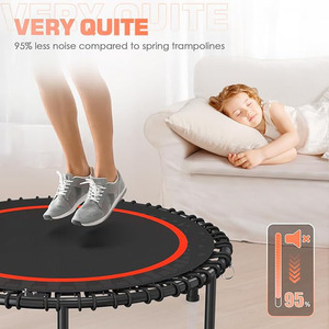 Approvisionnement en vrac 40/48/50 pouces Mini Trampoline de fitness Trampoline de fitness adulte Conception pliable durable pour la salle de sport à domicile et l'entraînement <span class=keywords><strong>cardio</strong></span> - Product Image 6