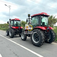 Tracteur agricole chinois neuf SHIWEN 120HP 4x4 certifié CE EPA, transmission par engrenages, moteur à économie d'énergie, garantie 1 an