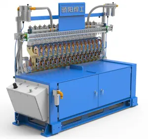 מכונת ריתוך מפעל בנייה אוטומטית מוצר חיזוק פלדה כחול מסופק 4-8 מ""מ