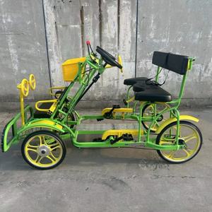 <span class=keywords><strong>Bicicleta</strong></span> <span class=keywords><strong>Familiar</strong></span> de Pedales de <span class=keywords><strong>4</strong></span> <span class=keywords><strong>Ruedas</strong></span> para Paseos Turísticos en el Parque, <span class=keywords><strong>Bicicleta</strong></span> Surrey Divertida, <span class=keywords><strong>Bicicleta</strong></span> Tándem - Product Image 3