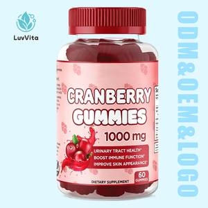 Gomitas de Arándano OEM para la Salud del Tracto Urinario, Refuerzan la Función Inmunológica y Mejoran la Apariencia de la Piel, Suplemento Dietético para Mujeres - Product Image 1