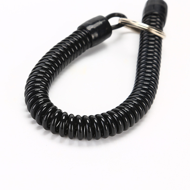 Special Thick Black Old Man Mobile Phone Hanging Lanyard Bottle Opener Telescopic Anti-lost Spring Rope Model 007 15cm Length
