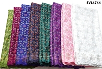 Dentelle en voile suisse rose de haute qualité, nouvelle mode, prix de gros, dentelle Lafaya, tissu brodé doux de Dubaï pour robe de mariée