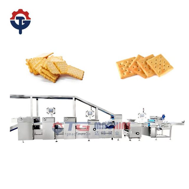 New Multi-Functional Biscuit Production Line with 304 Stainless Steel High Productivity for Crispy Tough & Soda Biscuits