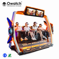 Chaises VR de style Transformers, machine de jeu de réalité virtuelle interactive, 4 sièges, simulateur VR 9D pour parc d'attractions VR