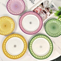 Plateau à gâteau à 2 niveaux en porcelaine fine de luxe, plateau de service en céramique pour desserts et fruits, idéal pour mariages, hôtels, restaurants, vente en gros