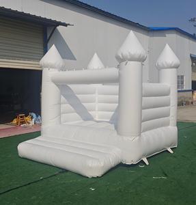 Castillo Inflable Blanco, Combinado con Tobogán, Material de PVC, Garantía de 3 Años, Fácil Instalación para Bodas al Aire Libre - Product Image 3