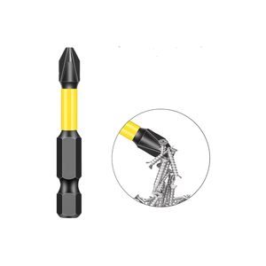 1/4 en <span class=keywords><strong>taladro</strong></span> de mano Hexagonal juego de destornilladores eléctricos cruzados S2 broca antideslizante resistente a impactos cabeza de destornillador magnético fuerte - Product Image 1