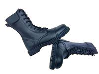 Bottes Ranger en cuir noir pour activités tactiques en plein air avec semelle GOOD YEAR WELTED