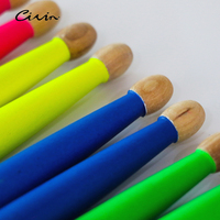 CIVIN Custom Logo Durable Fluorescent Color Hickory Wood Drumsticks 5A/7A for Performance Practice