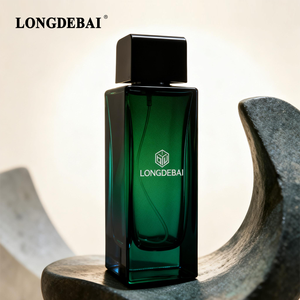 Custom Luxury Empty 100Ml square <b>Perfume</b> <b>Bottle</b> Long Glass <b>Perfume</b> <b>Bottle</b> Crimp Spray <b>Perfume</b> <b>Bottle</b> With Magnetic Cap - Product Image 1