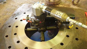 เครื่องกลึงปาดหน้าแปลน CNC รุ่น SAIVS SFP/SFS ประสิทธิภาพสูง ขนาด 50-2800 มม. พร้อมเครื่องมือปาดหน้าแปลนแบบติดตั้งภายนอก 1 เฟส 220 โวลต์ 0-42 รอบ/นาที - Product Image 6